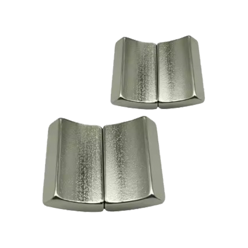 Arc shaped magnetic circuit tile shaped neodymium iron boron magnet